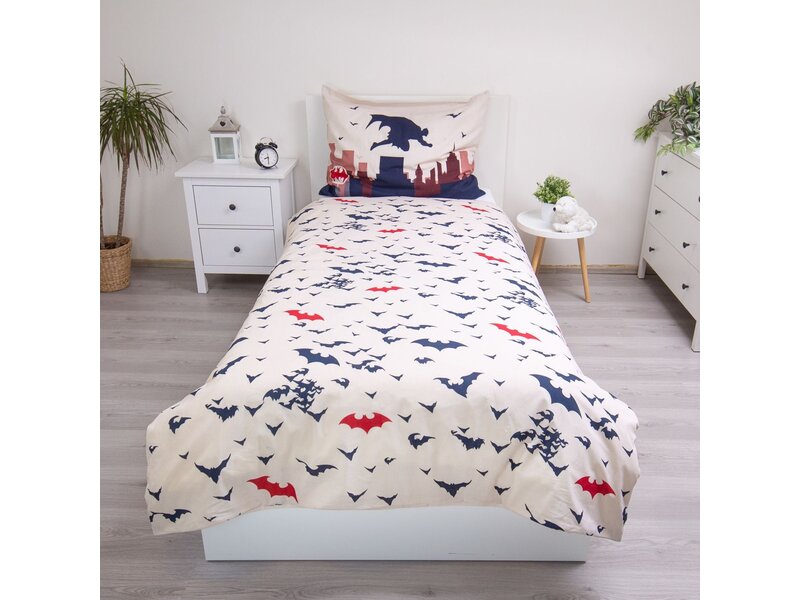 Batman Dark Knight Duvet Cover - 140 x 200 + 70 x 90 cm - Cotton