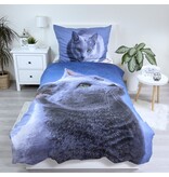 Sweet Home Dekbedovertrek Blauwe Rus - 140 x 200 + 70 x 90 cm - Katoen