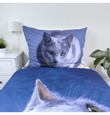 Sweet Home Dekbedovertrek Blauwe Rus - 140 x 200 + 70 x 90 cm - Katoen