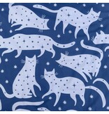 Sweet Home Blauer russischer Bettbezug – 140 x 200 + 70 x 90 cm – Baumwolle