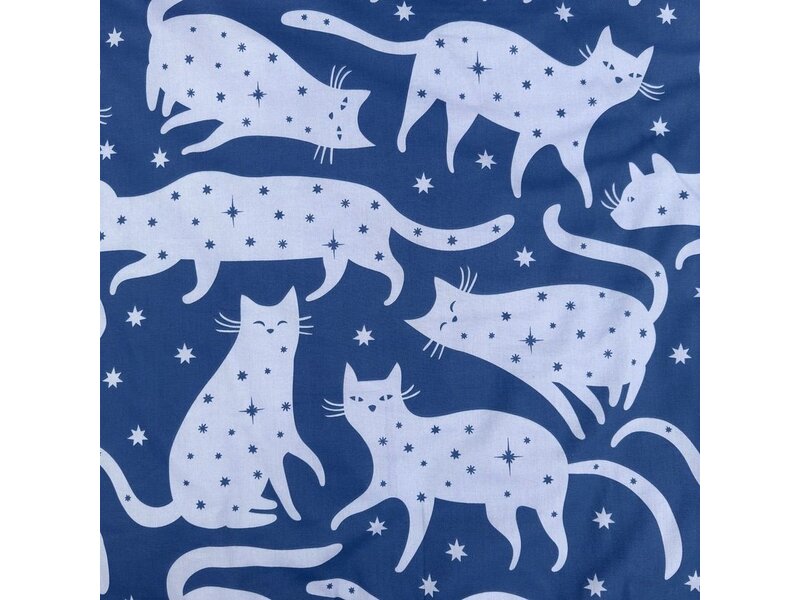 Sweet Home Housse de couette bleue russe - 140 x 200 + 70 x 90 cm - Coton