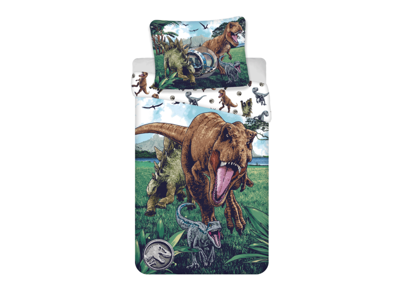 Jurassic World Bettbezug-Trio – 140 x 200 + 70 x 90 cm – Baumwolle