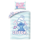 Disney Lilo & Stitch Aloha Duvet Cover - 140 x 200 cm + 70 x 90 cm - Cotton