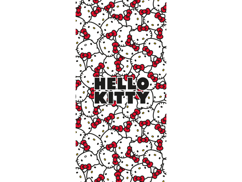 Hello Kitty Strandtuch Schleife – 70 x 140 cm – Baumwolle