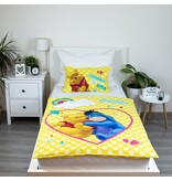 Disney Winnie the Pooh BABY / Peuter dekbedovertrek  Smile - 135 x 100 + 40 x 60 cm - Katoen