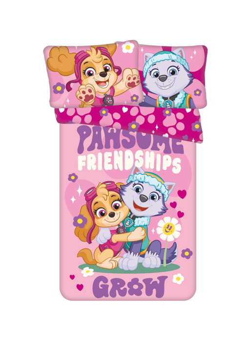 PAW Patrol BABY / Peuter dekbedovertrek Pawsome Friendships 135 x 100 + 40 x 60 cm Katoen