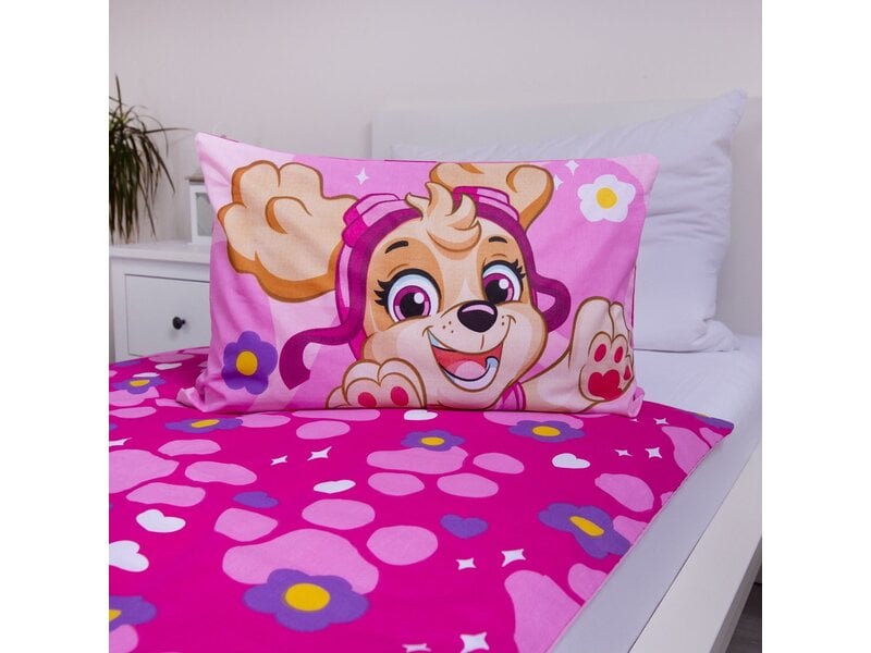 PAW Patrol Housse de couette bébé/enfant Pawsome Friendships - 135 x 100 + 40 x 60 cm - Coton
