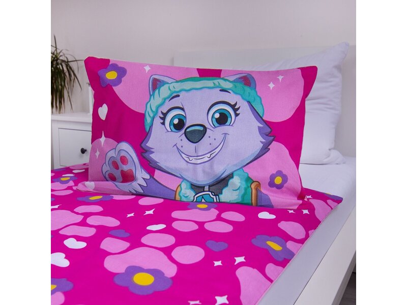 PAW Patrol BABY / Peuter dekbedovertrek Pawsome Friendships - 135 x 100 + 40 x 60 cm - Katoen