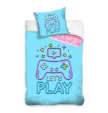 Dreamee Bettbezug Gamer – 140 x 200 + 60 x 70 cm – Baumwolle