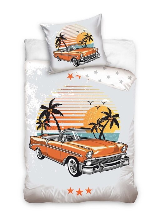 Dreamee Housse de couette voiture 140 x 200 cm + 60 x 70 cm en coton