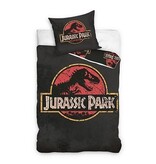 Jurassic Park Bettbezug mit Logo – 140 x 200 cm + 60 x 70 cm – Baumwolle