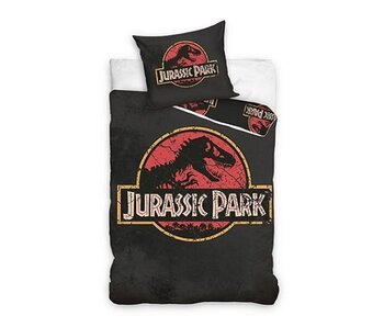 Jurassic Park Dekbedovertrek Logo140 x 200 + 60 x 70 cm Katoen