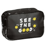 Smiley Kulturbeutel See the Good – 23,5 x 15,5 x 9 cm – Polyester