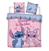 Disney Lilo & Stitch Bettbezug Sterne - 240 x 220 + (2) 65 x 65 cm - Baumwollmischgewebe