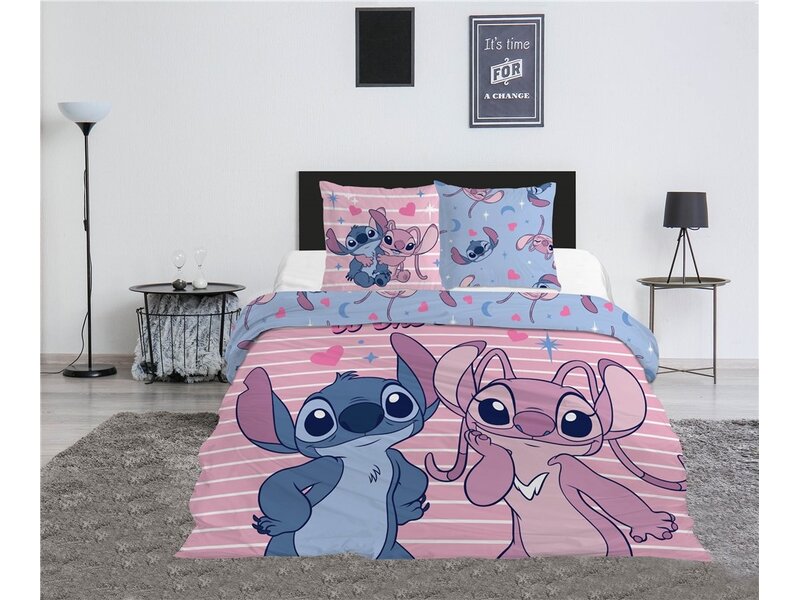 Disney Lilo & Stitch Duvet cover Stars - 240 x 220 + (2) 65 x 65 cm - Polycotton