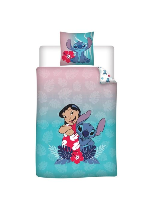 Disney Lilo & Stitch Housse de couette Heroes 140 x 200 + 65 x 65 cm Polycoton