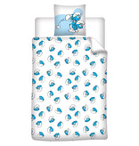 De Smurfen Blauer Bettbezug - 140 x 200 cm / 65 x 65 cm - Polycotton