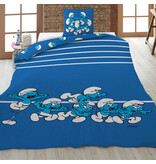 De Smurfen Happy Bettbezug - 140 x 200 cm / 65 x 65 cm - Polycotton