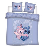 Disney Lilo & Stitch Dekbedovertrek, Angel love - Lits Jumeaux - 240 x 220 cm - Polykatoen