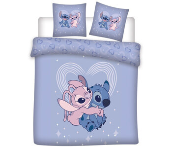 Disney Lilo & Stitch Housse de couette Angel love 240 x 220 cm Polycoton