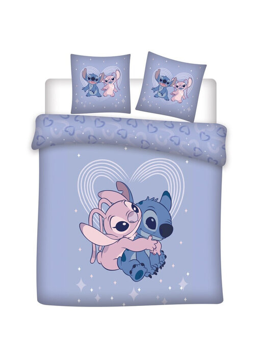Disney Lilo & Stitch Dekbedovertrek Angel love 240 x 220 cm Polykatoen