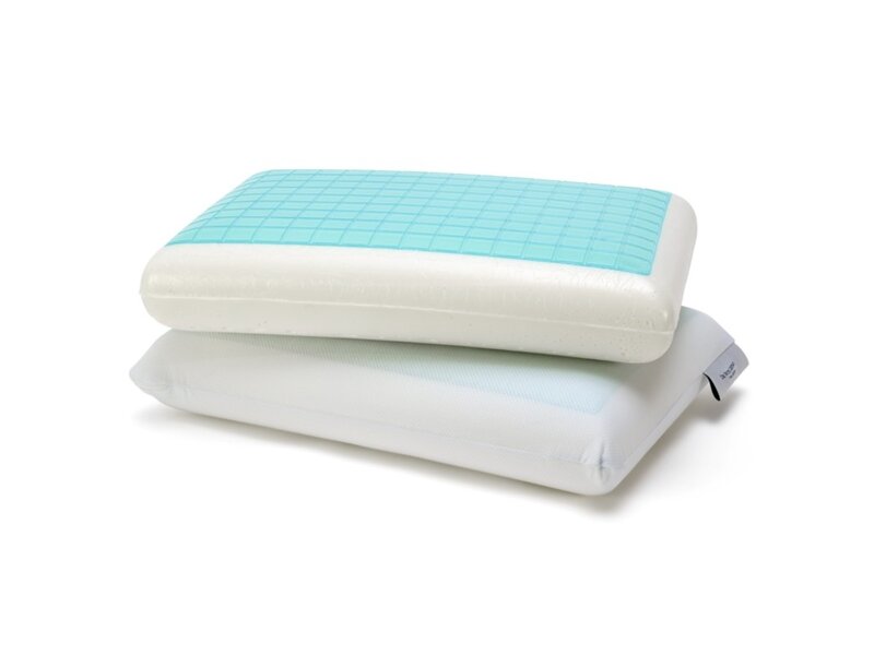 De Witte Lietaer Oreiller ergonomique Alaska - 40 x 60 cm - Mousse à mémoire de forme