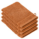 Stephanie Caramel Washcloths Set of 4 Cotton