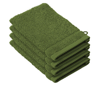 De Witte Lietaer Washandjes Stephanie Cactus set 4 stuks Katoen