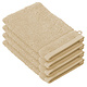 Stephanie Sand Waschlappen-Set, 4er-Pack, Baumwolle