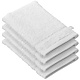 Washandjes Stephanie White set 4 stuks Katoen