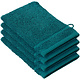 Stephanie Lake Green Washcloths Set of 4 Cotton
