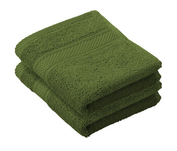 De Witte Lietaer Guest towel Stephanie Cactus Set 2 pieces 30 x 50 cm Cotton