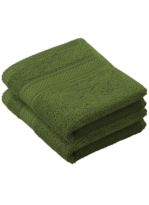 De Witte Lietaer Gastendoekje Stephanie Cactus Set 2 stuks 30 x 50 cm Katoen