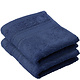 Stephanie Blue Indigo Guest Towel Set of 2 30 x 50 cm Cotton