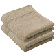 Gastendoekje Stephanie Humus Set 2 stuks 30 x 50 cm Katoen