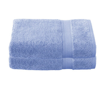 De Witte Lietaer Stephanie Badetuch-Set, 2er-Pack, himmelblau, 70 x 140 cm, Baumwolle