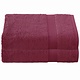 Lot de 2 serviettes de bain Stephanie rouge betterave, 70 x 140 cm, coton