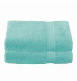 De Witte Lietaer Badhanddoek Stephanie Plume - Set 2 stuks - 70 x 140 cm - Groen - Katoen