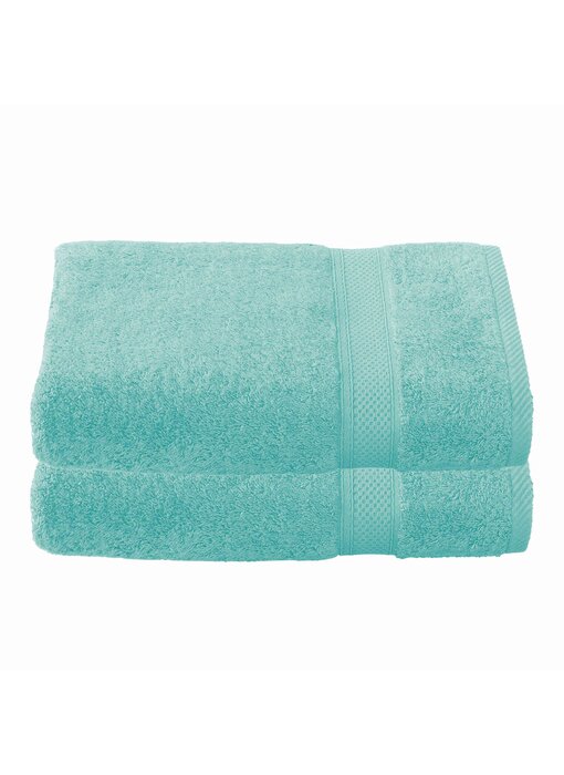 De Witte Lietaer Lot de 2 serviettes de bain Stephanie Plume 70 x 140 cm en coton