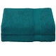 Badhanddoek Stephanie Lake Green Set 2 stuks 70 x 140 cm Katoen