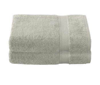 De Witte Lietaer Lot de 2 serviettes de bain Stephanie Dove 70 x 140 cm en coton