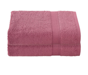 De Witte Lietaer Lot de 2 serviettes de bain Stephanie Carmine 70 x 140 cm en coton