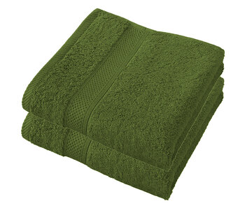 De Witte Lietaer Lot de 2 serviettes Stephanie Cactus 50 x 100 cm en coton