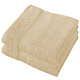 Handdoek Stephanie Sand Set 2 stuks 50 x 100 cm Katoen