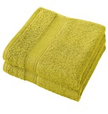 De Witte Lietaer Stephanie Warm Olive Handtuch – 2er-Set – 50 x 100 cm – Grün – Baumwolle
