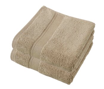 De Witte Lietaer Stephanie Hummus Handtuchset, 2-teilig, 50 x 100 cm, Baumwolle