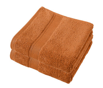 De Witte Lietaer Stephanie Caramel Towel Set of 2 50 x 100 cm Cotton