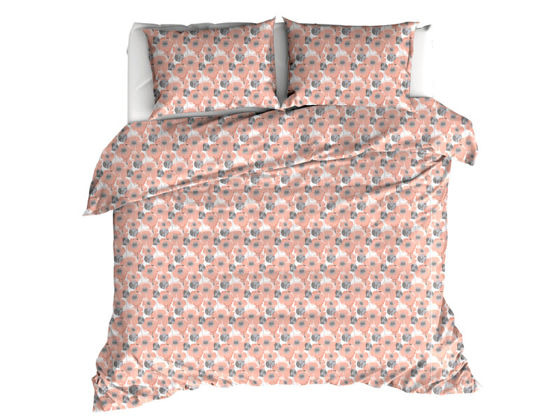 Moodit Duvet Cover Odil Monica Blush - 260 x 240 + 2x 60 x 70 cm - Pink - Cotton