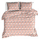 Housse de couette Odil Monica Blush 200 x 200/220 cm Coton