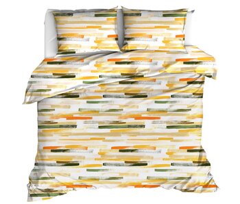 Moodit Bettbezug Odil Flynn Sand 240 x 220 cm Baumwolle